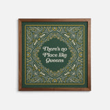 There's No Place Like Queens Bandana Print (22"x 22")
