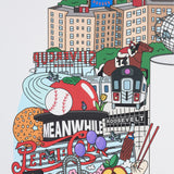 Queens Collage Print - White (24"x 30")