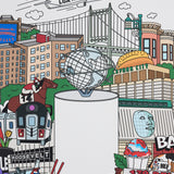 Queens Collage Print - White (24"x 30")