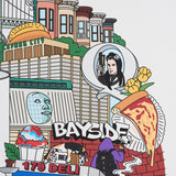 Queens Collage Print - White (24"x 30")